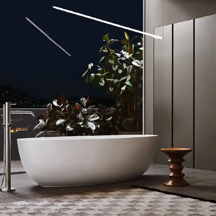 Baignoire en Milltek Milldue Oval