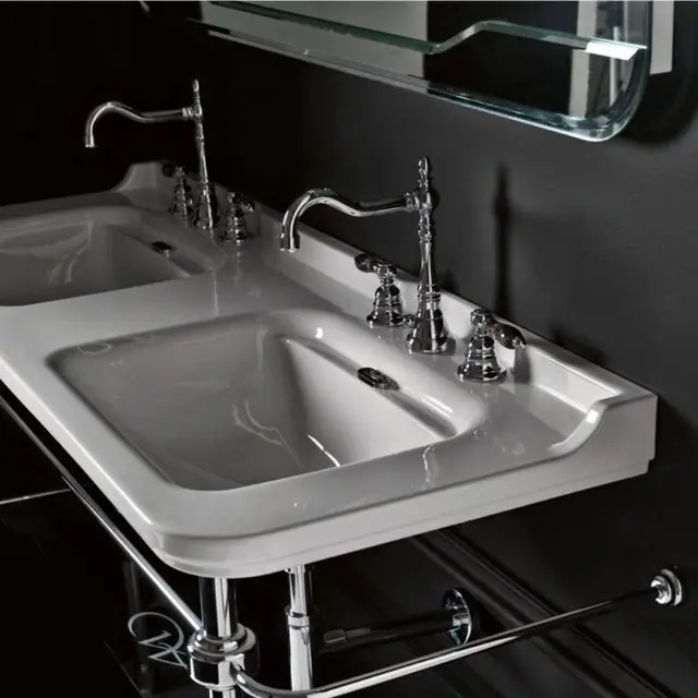 Lavabo double vasque Waldorf Kerasan