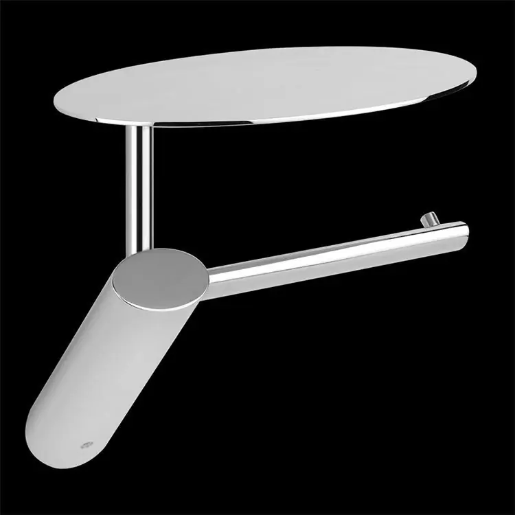 Porte-rouleaux mural avec couvercle Ovale Gessi