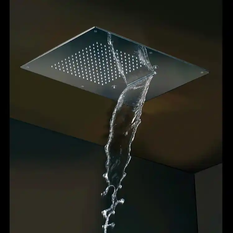 Tête de douche multifonction Frattini 55x40 cm