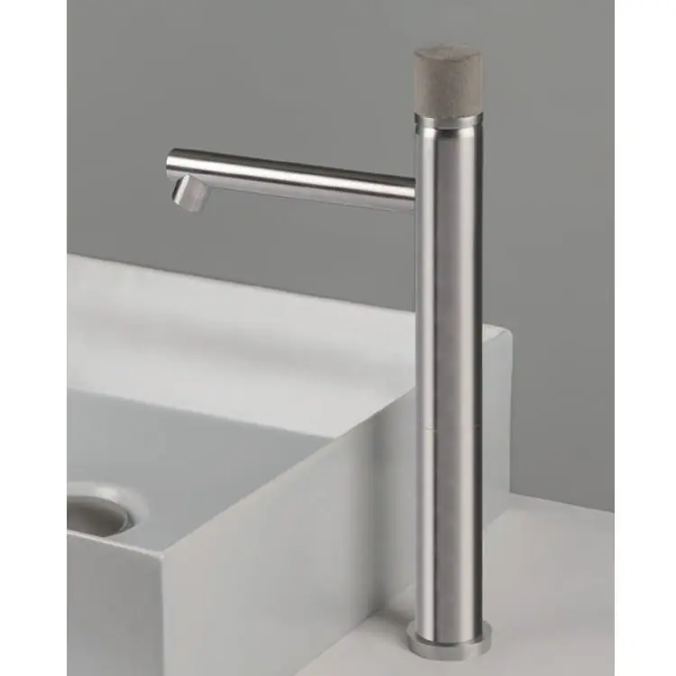 Mélangeur pour lavabo version haute Diametro35 Concrete Ritmonio