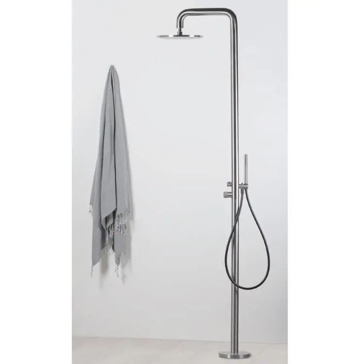 Colonne pour douche debout Diametro35 Inox Concrete Ritmonio