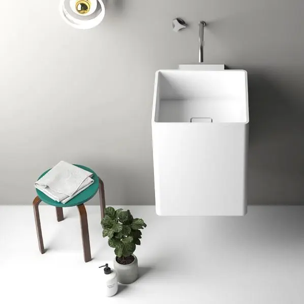 Vasque à suspendre en Corian® Triade Evolution 3L Planit