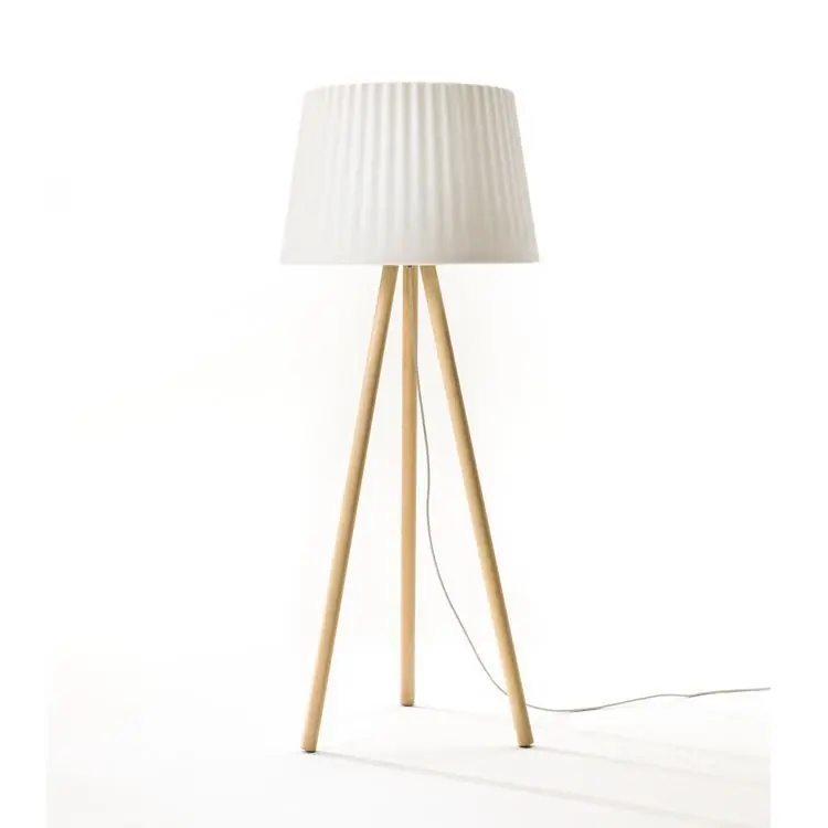 Agata Wood RGB LED lampadaire Myyour