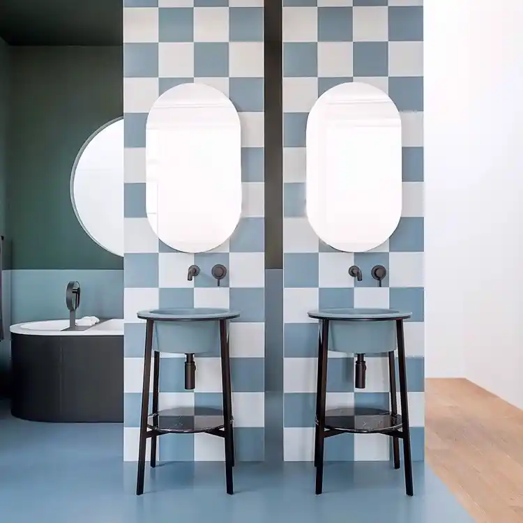 Lavabo avec structure Catino Ceramica Cielo