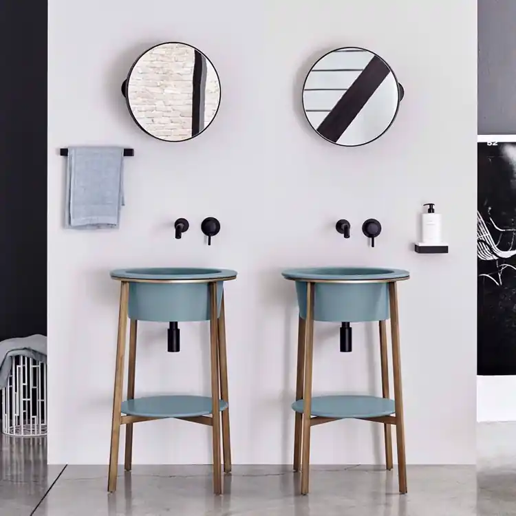Lavabo avec structure Catino Ceramica Cielo