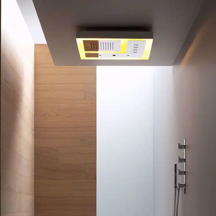 Pommeau de Douche au Plafond avec Chromothérapie Modula Aqua Elite
