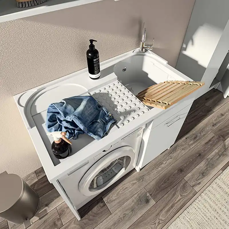 Armoire à linge avec support pour lave-linge Duo Colavene