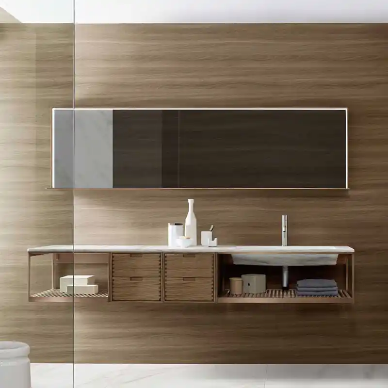 Miroir avec Lumière DEL et Étagère Ekos Milldue