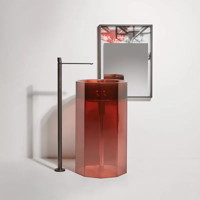 Lavabo sur pied en Cristalmood Vitreo antoniolupi