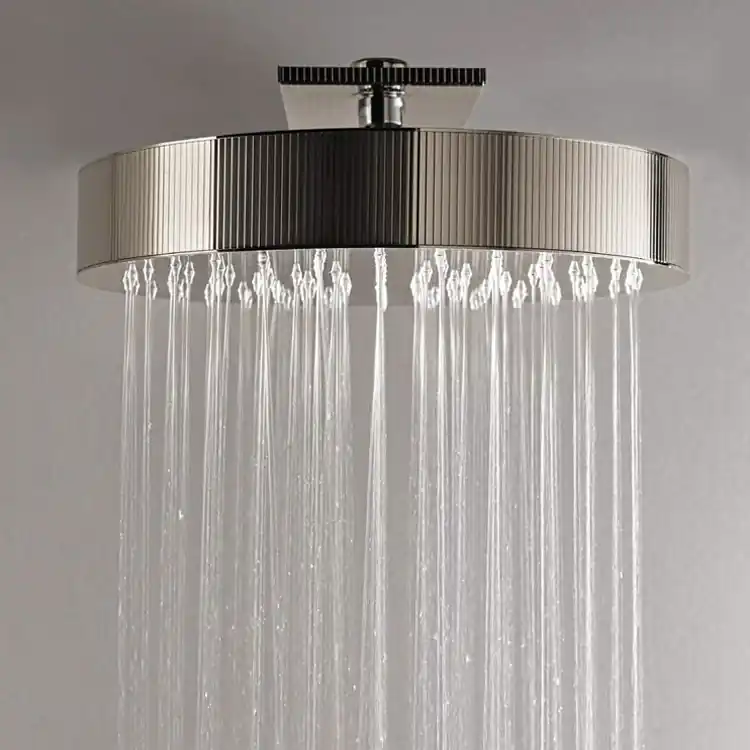 Pommeau de douche rond avec jet pluie IOS /KEA TREEMME