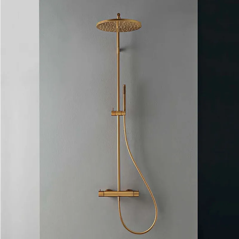 Colonne de douche murale avec mitigeur thermostatique Up + TREEMME
