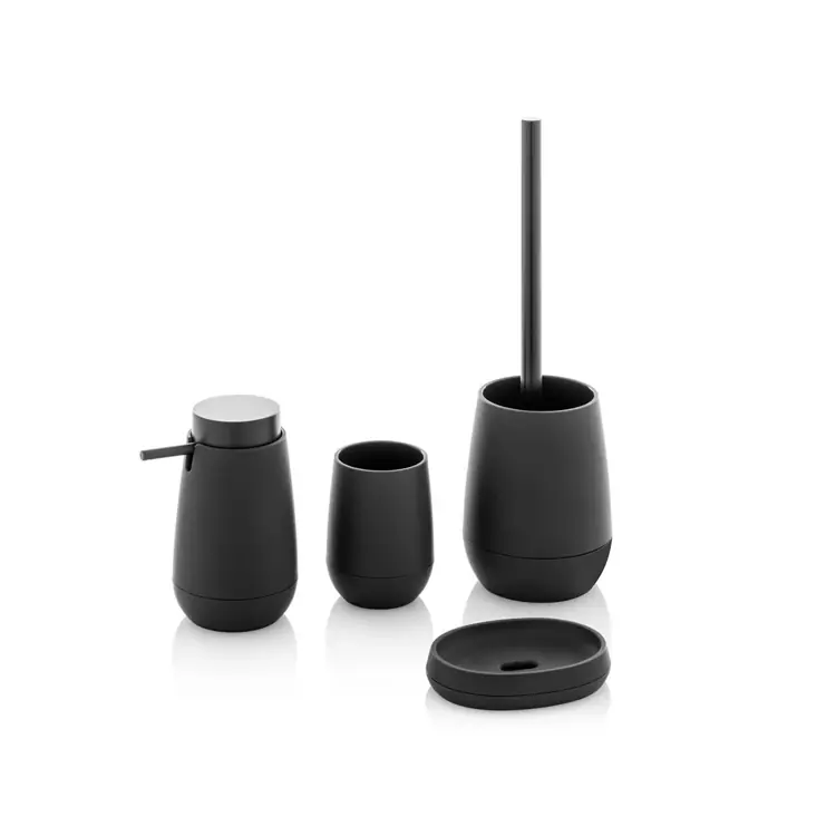 Ensemble d‘accessoires de salle de bains Vogue Noir mat