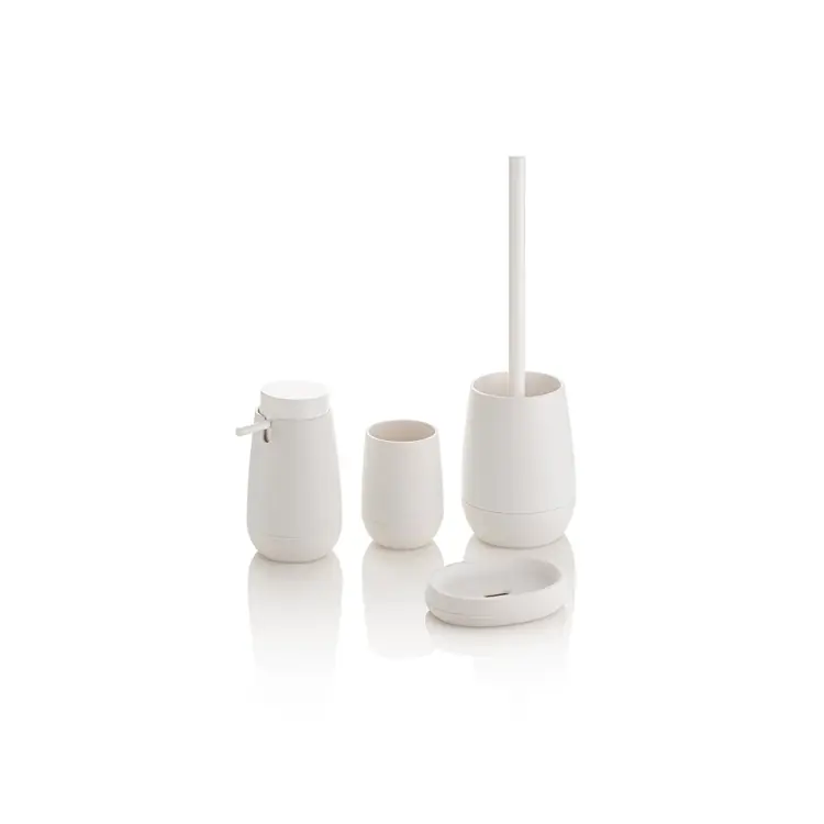 Set d’accessoires de salle de bain Vogue blanc mat