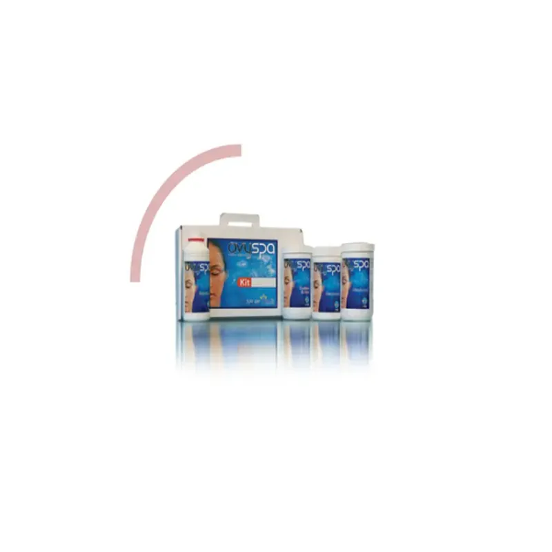 Kit d’entretien de l’eau pour les mini-piscines.