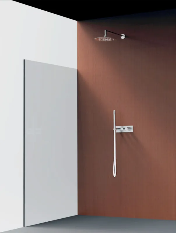 Environnement de douche complet avec deux prises Borgia Frattini