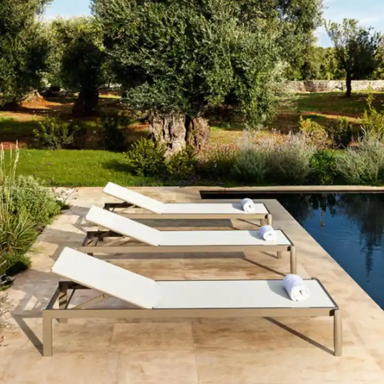 Bain de soleil d‘extérieur avec tissu amovible Push Myyour