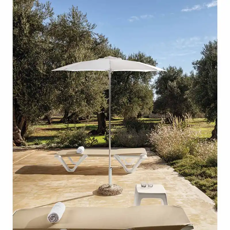 Lit de jardin avec roues et parasol Push Myuour
