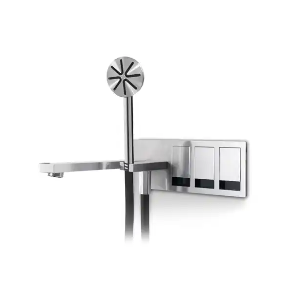 Ensemble baignoire-douche et douchette murale Tek by Linki