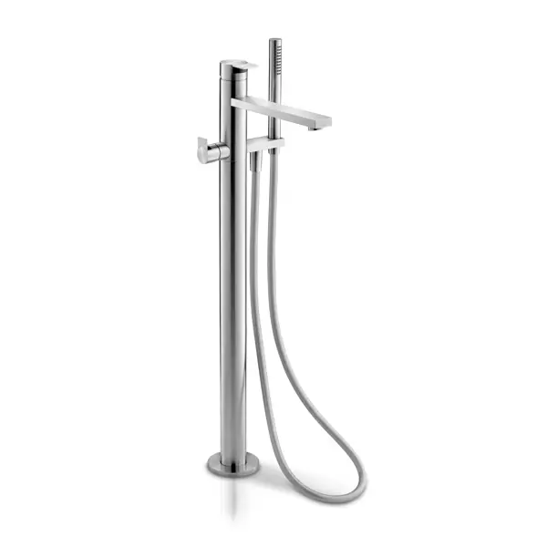 Tek by Linki mélangeur de bain sur colonne avec douchette longue