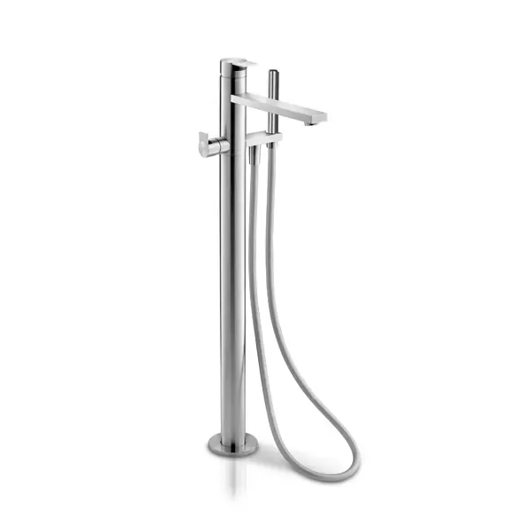 Tek by Linki mélangeur de bain sur colonne avec douchette courte