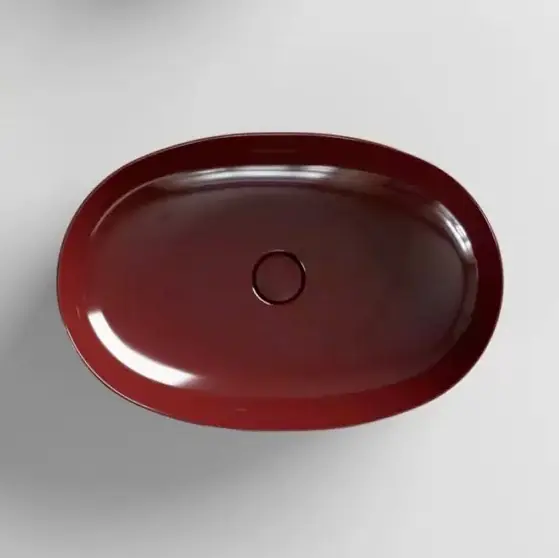 OVAL lavabo en céramique 60x40cm Elegance Circle by Azzurra Ceramica