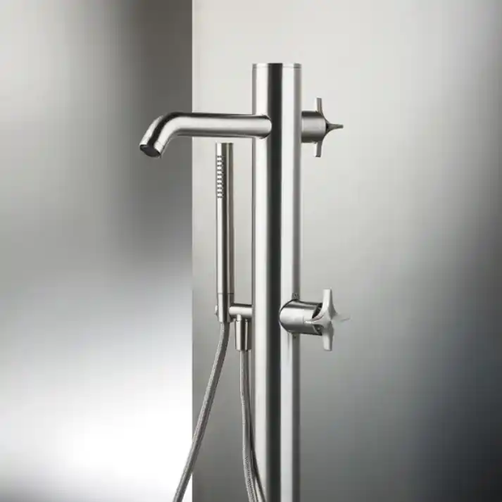Ensemble mitigeur de baignoire sur pied Brezza Neve Rubinetterie