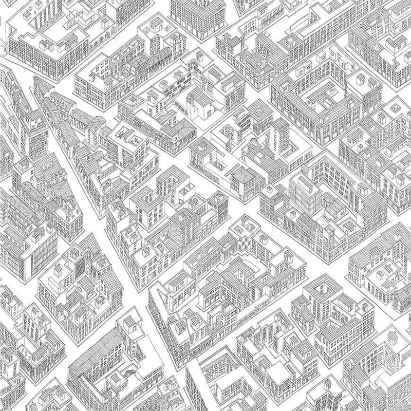 Série de motifs de papier peint CITY Creativespace