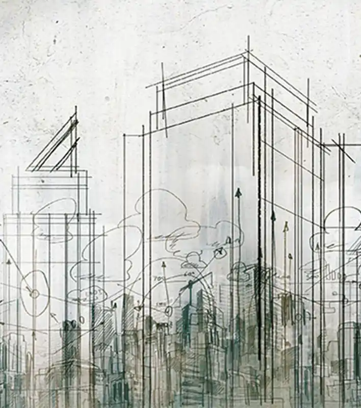 Série de motifs de papier peint SKETCH Creativespace
