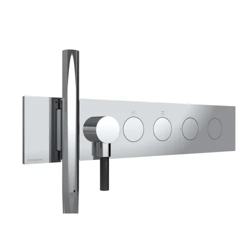 Mélangeur 2 sorties avec douchette magnétique W-Touch Treemme