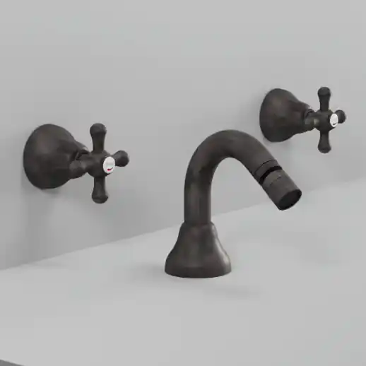 Axel mélangeur de bidet à trois trous par Bongio Rubinetteria