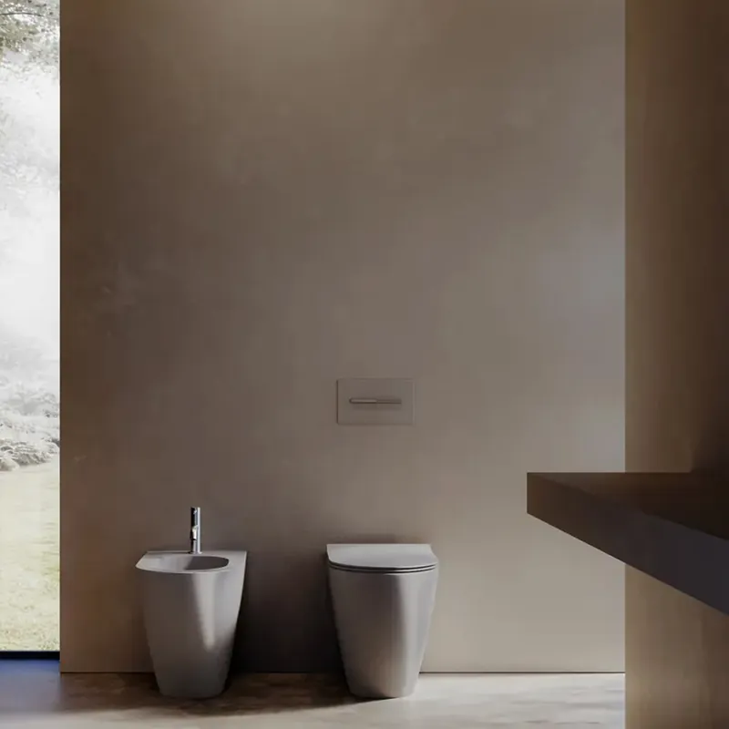 Toilettes au sol Pure Vortex Planeta Hatria