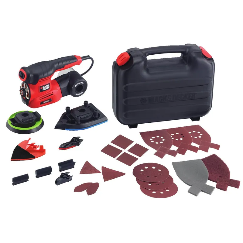 BLACK+DECKER Multiponceuse filaire 4 en 1 Autoselect 220W KA280K-QS