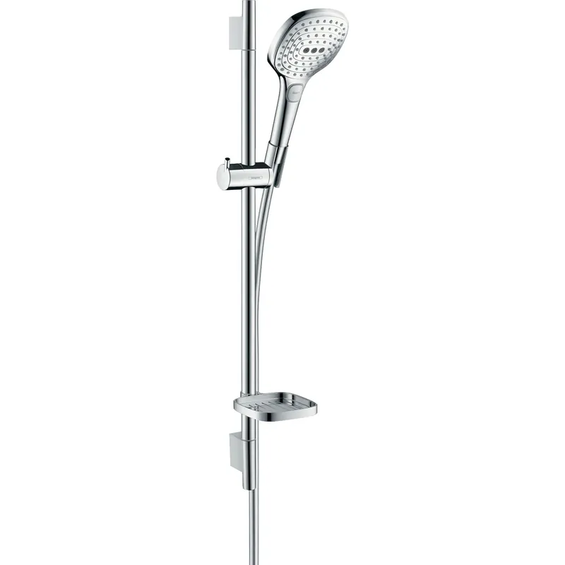 HANSGROHE Set de douche 120 3 jets Raindance Select avec barre Unica‘S puro 65 cm et porte-savon 26620000