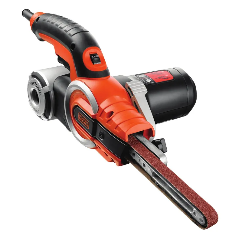Lime électrique filaire - 400 W - 455 x 13 mm - 6 bandes abrasives - 3 bras BLACK+DECKER KA902EK-QS