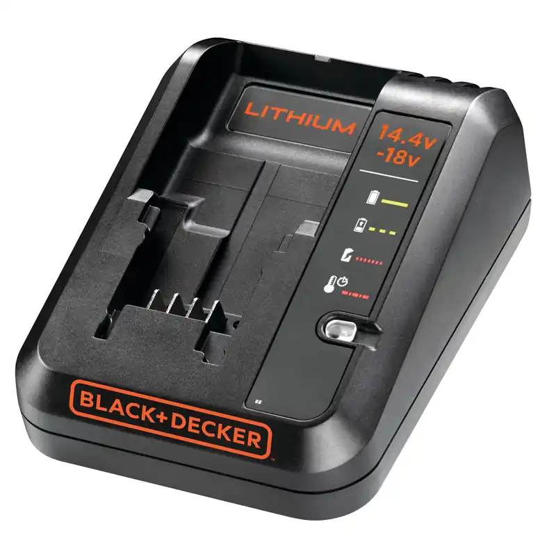 BLACK+DECKER Chargeur de batterie 1 Ah 18 V et 14.4 V BDC1A-QW