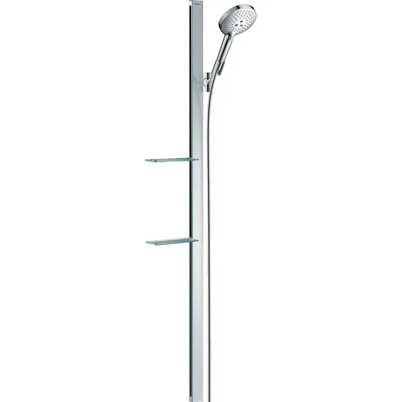 HANSGROHE Set de douche 120 3 jets Raindance Select avec barre Uninca‘E 150 cm et porte-savon 27646000