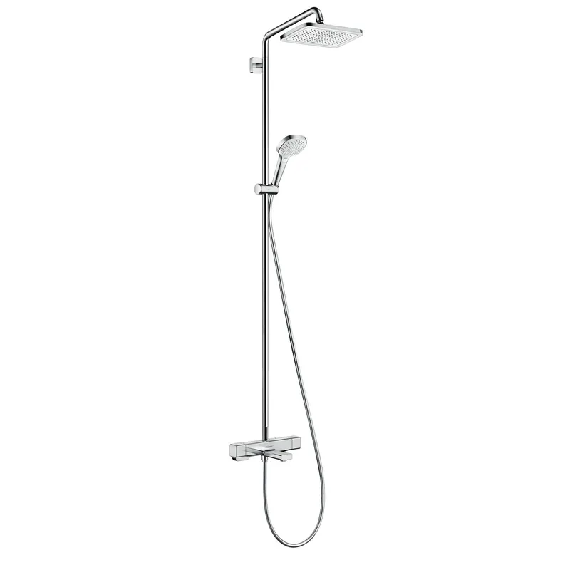 HANSGROHE Colonne de douche 280 1 jet Croma E avec mitigeur baignoire thermostatique 27687000