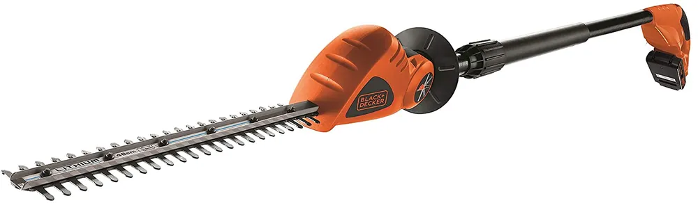 Long taille-haies sans-fil 18V 2Ah Li-ion 43cm BLACK+DECKER GTC1843L20-QW