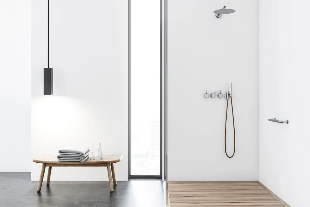 Panneau mural douche VIPANEL - Blanc - Finition brillant