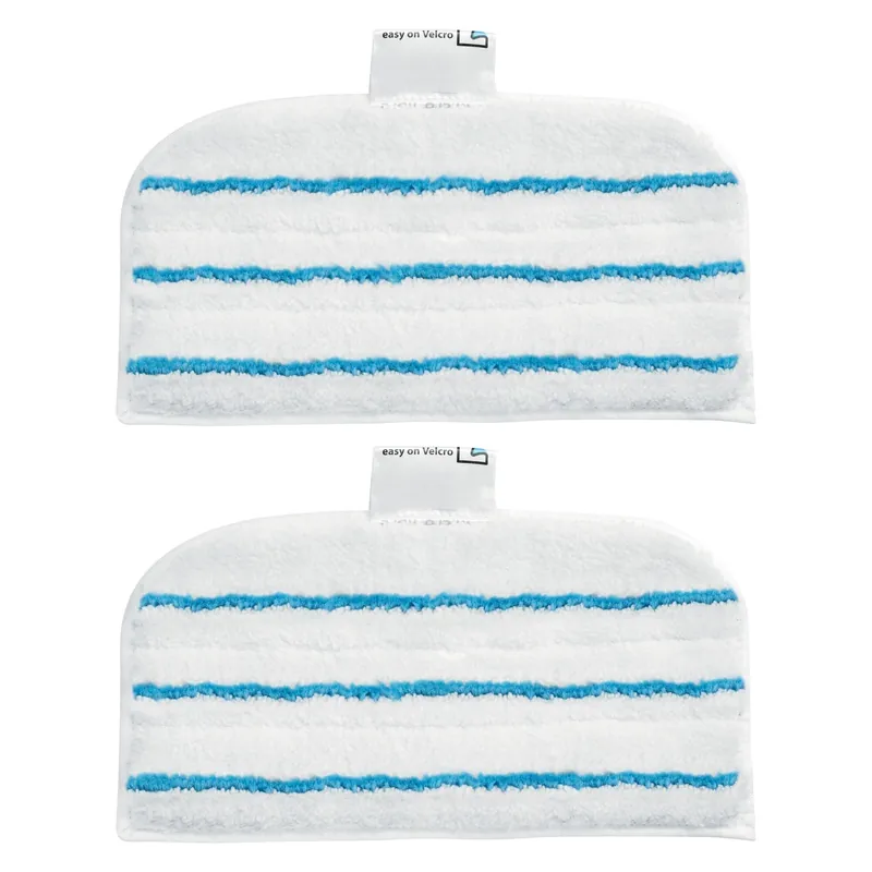 BLACK+DECKER Pack de 2 patins microfibre pour balais vapeur FSMP20-XJ