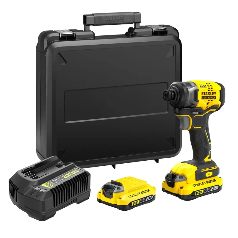 STANLEY FATMAX Visseuse à impacts 170Nm Brushless 18V V20 SFMCF810D2K-QW