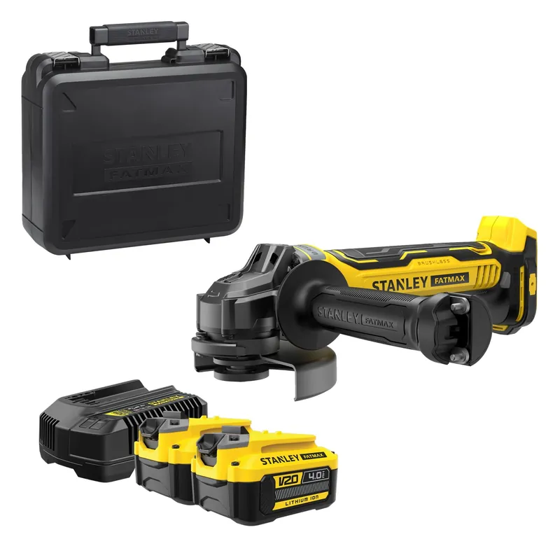STANLEY FATMAX Meuleuse d‘angle sans fil 18V 125mm V20 SFMCG700M2K-QW