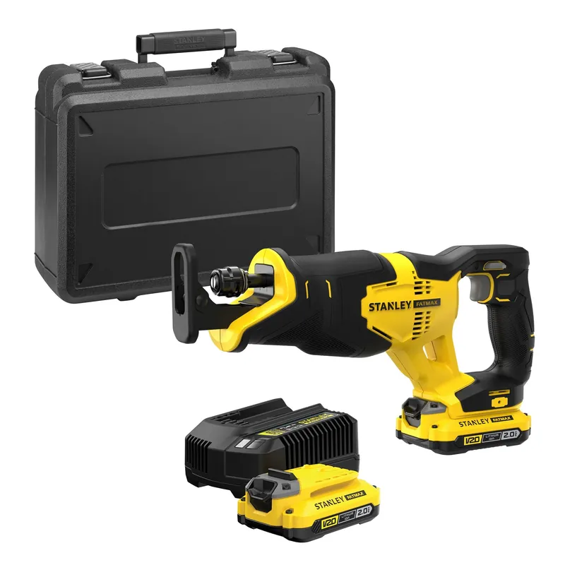 STANLEY FATMAX Scie sabre sans fil 18V 29mm V20 SFMCS310D2K-QW