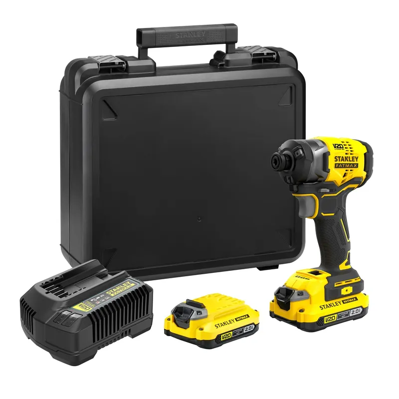 STANLEY FATMAX Visseuse à impacts sans fil 190Nm 18V 2 batteries 2Ah V20 SFMCF820D2K-QW