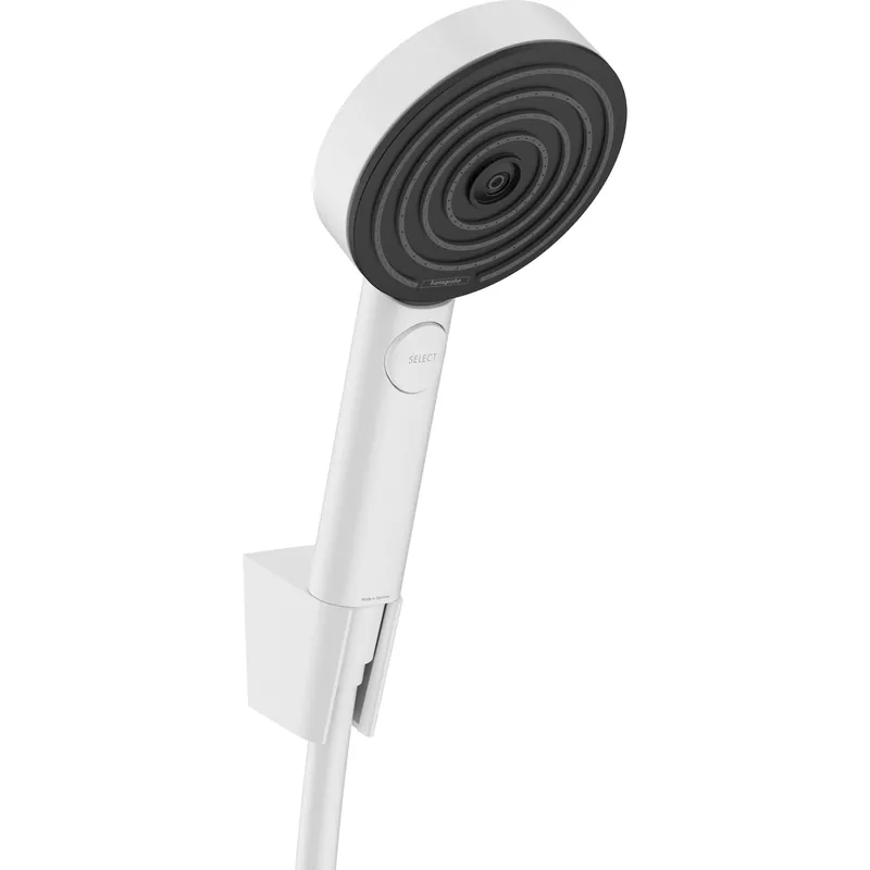 HANSGROHE Ensemble support mural et douchette 150 3 jets Pulsify Select S avec flexible de douche 160 cm 24303700