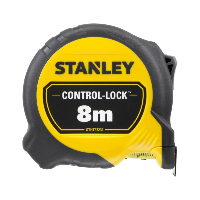 STANLEY Mètre ruban 8m double marquage magnétique système Finger Brake ControlLock Blade Armor STHT37232-0