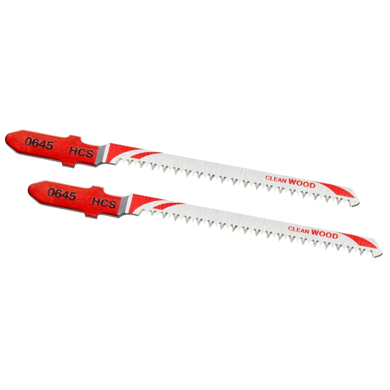 STANLEY Lot de 2 lames scie sauteuse HCS coupe courbe attache T 2,00x81,50mm STA25582-XJ