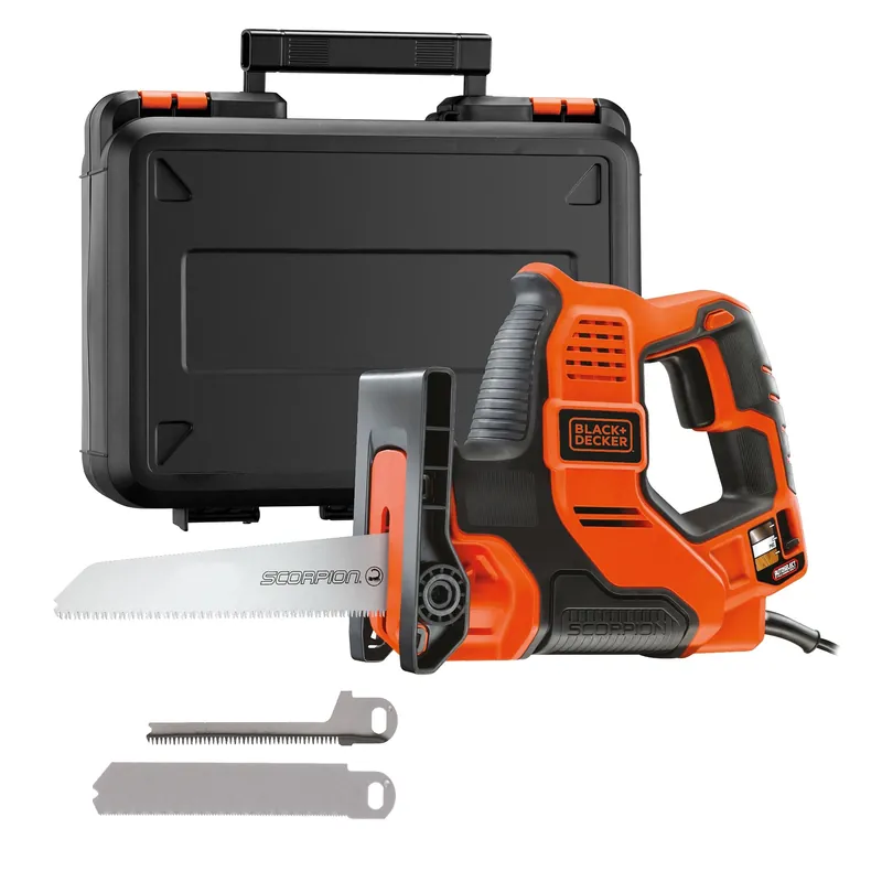 RS890K-QS Scie à main Scorpion AutoSelect filaire - 500 W - Adapté à tous les matériaux - 3 lames - réglage intuitif