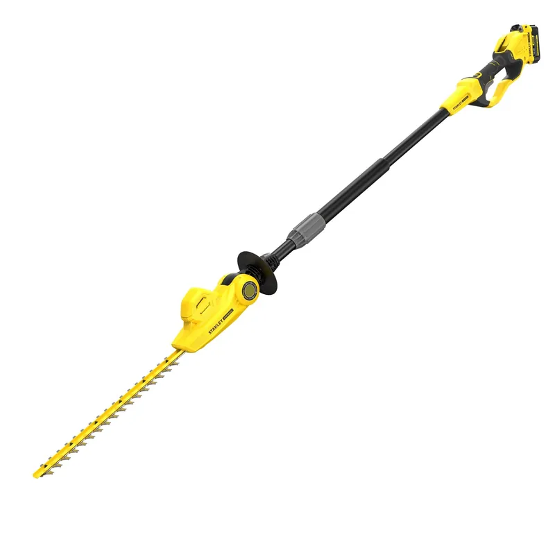 STANLEY FATMAX Taille-haies sur perche sans fil 18V batterie 4Ah et chargeur V20 SFMCPH845M1-QW